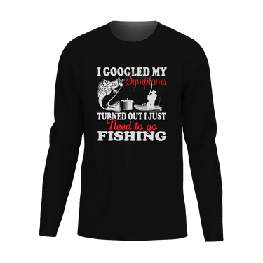 Fishing Symptoms Men Long Sleeve Shirt